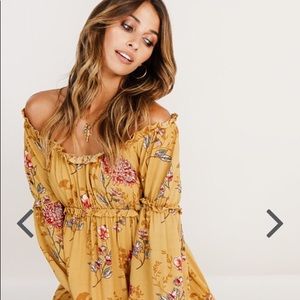 NEW Verge Girl Demi Pointe Off-The-Shoulder Dress